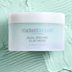 Detox clogged pores, exfoliate dead cells, and plump your skin in a single step. Split What It Is This revolutionary hybrid mask combines the benefits of a pore-purifying treatment with the resurfacing results of a fruit enzyme peel. A gentler alternative to AHA-based peels, fruit enzymes exfoliate only the surface layer of dead cells to reveal fresher-looking skin. As bentonite and Amazonian white clay pull excess oil from the pores, moisture-boosting betaine and non-greasy jojoba esters rapidl Enzyme Mask, Pineapple Enzyme, Enzyme Peel, Blue Mask, Dead Cells, Natural Exfoliant, Pregnancy Safe Products, Bentonite Clay, Fresh Skin