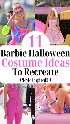 I LOVE THIS POST ON BARBIE HALLOWEEN COSTUMESSHE EVEN INCLUDES LINKS TO PRODUCTS TO RECREATE Barbie School Spirit Day, Skater Barbie Costume, Barbie Womens Costume, Different Barbies Costumes Group, Barbie Themed Outfits For Adults, Barbie Inspired Costume, Midge Barbie Costume, Best Barbie Outfits, Barbie Costumes Ideas