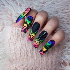 Skull Nails, Goth Nails, Nails 2023, Get Nails