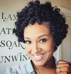 Crochet braids are focused into the act of making its unique braids style. However, the standard one also can be found like in the form of the straight crochet braids. Curly Crochet Styles, Short Crochet Braids, Curly Crochet Braids, Short Crochet, Crochet Hairstyles, Curly Crochet Hair Styles, Crochet Braid Styles, Short Braids, Crochet Braid