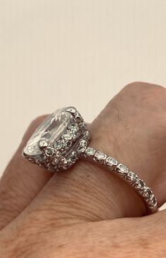 Unusual white sapphire surrounding clear CZ sterling filigree setting Handmade Size 8 Size Can be resized, my jeweler charges a $20 fee All rings are shipped in a nice gift box. Check out our over a THOUSAND great reviews!!! Engraving is $4 per letter and is not always perfect depending on the piece. It can take a few days if the jeweler is busy. This is payable to Paypal Judithsltd@gmail.com *** PLEASE NOTE*** If we have multiples of the same vintage item, it is because we often purchase factor Silver Engagement Ring, Sterling Silver Engagement Rings, Silver Engagement Rings, White Sapphire, Clear Crystal, Ring Verlobung, Engagement Ring, Best Gifts, Sapphire