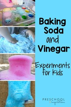 baking soda and vinegar experiments for kids