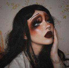 Goth Doll, Funky Makeup, Drag Make-up, Swag Makeup, Smink Inspiration, Cool Makeup Looks, Dope Makeup, Goth Makeup, Creative Eye Makeup