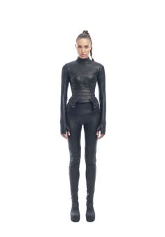 A body sculpted coreset that fits at the waist and accentuates the bust. Features unique multiple layered leather application and accented with oxidized black zippers. Can be worn to elevate any outfit. Comfortable fit that slims the waist and accentuates the bust Contouring leather application Unique black oxizied zipper teeth accents Attachable onto any outfit. Innovative sculptural design Easily attachable back zipper Stretch fabric on the back allows for a body contouring fit Made with leath Edgy Fitted Leather Pants With Zipper, Edgy Fitted Leather Pants With Zipper Closure, Edgy Fitted Leather Pants For Night Out, Fitted Leather Pants With Zipper Closure, Outfit Comfortable, Photograph Video, Body Sculpting, Body Contouring, Custom Tailoring