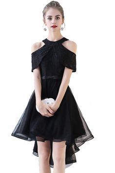 Black Dresses For Homecoming And Prom Season, Black Mini Length Dress For Prom, Black Midi Dress For Wedding And Prom Season, Off-shoulder Dresses For Homecoming Party Season, Black A-line Dress For Homecoming, Chic Black Dress For Homecoming, Black Summer Evening Dress For Prom, Black Summer Prom Evening Dress, Black Prom Dresses For Prom Season