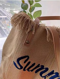 Bird in Bag - Canvas Beach Tote Bag with Embroidery and Large Capacity - Perfect for Summer Vacation Beige Shoulder Bag With Embroidered Logo And Double Handle, Summer Shoulder Bag With Embroidered Logo And Double Handle, Summer Shoulder Bag With Double Handle And Embroidered Logo, Beige Tote Bag With Embroidered Logo, Beige Canvas Shoulder Bag With Embroidered Logo, Summer Tote Shoulder Bag With Embroidered Logo, Summer Shoulder Bag With Embroidered Logo, Tote Style, Beige Embroidered Logo Bag For Summer, Summer Beige Bag With Embroidered Logo