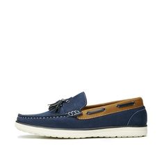 Upper Material: Synthetic Outsole Material: TPR Closure Type: Slip-On Insole Material: Latex Lining Material: PU Blue Casual Synthetic Loafers, Casual Blue Synthetic Loafers, Mens Loafers Shoes, Comfortable Loafers, Mens Winter Boots, Moccasins Mens, Mens Fashion Fall, Men Loafers, Comfy Shoes