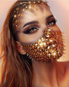 Face Jewels Makeup Rhinestones, Middle Eastern Makeup, Fashion Editorial Makeup, Diy Fluffy Slime, Lips Art, Make Up Ideas, Face Jewels