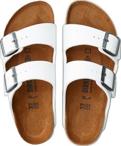 Classic Slides With Buckle Closure, Classic Beach Slides With Buckle Closure, Classic Adjustable Slides With Leather Footbed, Classic Open Toe Slides With Adjustable Strap, Classic Footbed Sandals With Double Strap And Adjustable Fit, Classic Adjustable Slip-on Footbed Sandals, Classic Slip-on Footbed Sandals, Classic Footbed Sandals With Tang Buckle And Round Toe, Classic White Double Strap Sandals