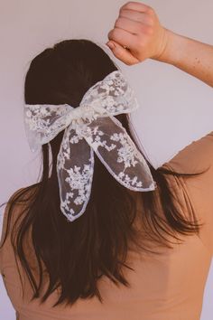 This sheer cream, lace bow, is the perfect elegant barrette for you. It has a beautiful flower lace design, a finished edge, and clips into your hair fast and easy for any updo. Tiered Dresses, Bow Barrette, Teen Dress, Pink Martini, Beautiful Flower Designs, A Beautiful Flower, Spring Fits, Flower Lace, Lace Bows