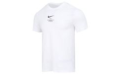 a white t - shirt with the nike logo on it