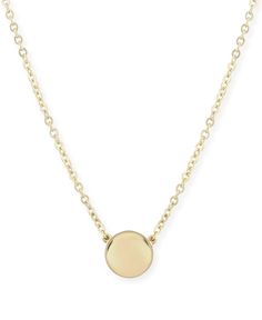 in stock Classic Necklace With Polished Round Pendant, Classic Necklaces With Round Pendant And Polished Finish, Classic Necklaces With Polished Round Pendant, Classic Round Pendant Necklace With Polished Finish, Yellow Gold Single Strand Round Jewelry, Round Yellow Gold Single Strand Jewelry, Macy's Round Jewelry For Formal Occasions, Classic Necklace With Adjustable Chain And Round Shape, Classic Round Necklace With Adjustable Chain