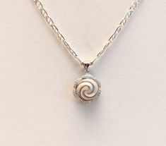 "Lovely Light Silver Hand carved Genuine Freshwater Swirl Carved 11.1mm Pearl, 3/4\" Sterling Silver CZ pendant (chain not included)  Looks like Moonlight, Shimmering luster captured in a Circle of Sparkling CZs. Awesome gift! Chains are available in the chain section of our store. Will be Gift Boxed for easy gift giving." Wedding Ready, Witch Necklace, Cz Pendant, Cz Earrings, Easy Gifts, Pearl Drop, Sterling Silver Pendant, Sterling Silver Pendants, Silver Pendant