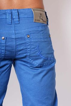 VOLCANO Blue (details) Chino pants Mens Fashion Shoes, Bermuda Shorts