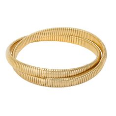 Double Cobra Bracelet in Gold-Janis Savitt-Swag Designer Jewelry Adjustable Gold Slinky Bracelets, Adjustable Slinky Stretch Bangle Bracelet, Gold Flexible Slinky Bracelet, Coil Bracelet, Woven Bracelets, Gift Card Sale, Bracelet Making, Rhodium Plated, Classic Design