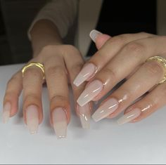 867-perfect nude Coffin Nails Designs, Pretty Acrylic Nails, Dope Nails, Best Acrylic Nails, Long Acrylic Nails