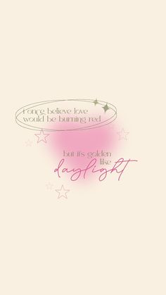 a pink background with stars and the words, you can't believe love would be boring