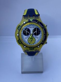 Swatch Aqua Chronograph Fluosite SBK112 WR200 Swiss Diver Wrist Watch Twelve | eBay Modern Yellow Watch With Round Dial, Modern Yellow Chronograph Watch With Tachymeter, Yellow Watch With Subdials And Round Dial, Modern Yellow Watch Accessories With Analog Display, Yellow Chronograph Watch With Tachymeter, Modern Yellow Chronograph Watch With Subdials, Yellow Chronograph Watch, Yellow Chronograph Watch With Analog Display, Yellow Watch With Tachymeter And Round Dial