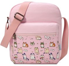 PRICES MAY VARY. 💖CUTE& ADORABLE💖: Designed with vintage geometric color-blocked canvas, the girls crossbody messenger bag is adorable and a perfect gift to teen girls. This lightweight yet durable canvas crossbody bag purse features zipped construction with a unique bright color block design and silver-toned hardware, and it's available in several colors. 💖LIGHTWEIGHT&DURABLE💖: Made from durable lightweight canvas, this teen girls purse offers style and storage for every casual trip. Smooth Purse For Teens, Girls Messenger Bag, Vintage Messenger Bag, Kids Purse, Small Messenger Bag, Girls Purse, Canvas Crossbody Bag, Pink Unicorn