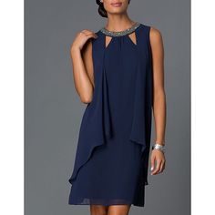 Silhouette:Sheath / Column; Hemline / Train:Knee Length; Closure:Zipper UP; Built-In Bra:No; Embellishment:Beading; Fabric:Chiffon; Sleeve Length:Sleeveless; Boning:No; Style:Mother,Cut Out; Occasion:Cocktail Party; Neckline:Jewel Neck; Front page:Cocktail Dresses; Listing Date:09/25/2019; Bust:; Hips:; Hollow to Floor:; Waist:; Features:Fall Wedding Guest Short Semi Formal Dresses, Casual Cocktail Dress, Cheap Cocktail Dresses, Cocktail Dresses Online, Simply Dresses, Prom Dresses 2015, Formal Dress Shops, Formal Dresses Short, Beaded Neckline