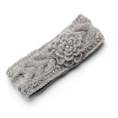 Upgrade your cold-weather gear with this SIJJL knit floral accent headband. Knit design with floral accent Fleece lining Beaded details FABRIC & CARE Wool, polyester Spot clean Imported 4-in. width  Size: One Size. Color: Grey. Gender: female. Age Group: adult. Easy Crochet Hat Patterns, Beginning Crochet, Free Baby Blanket Patterns, Headband Knit, Crochet Slippers Free Pattern, Easy Crochet Hat, Crochet Bandana, Crochet Curtains, Knit Headband