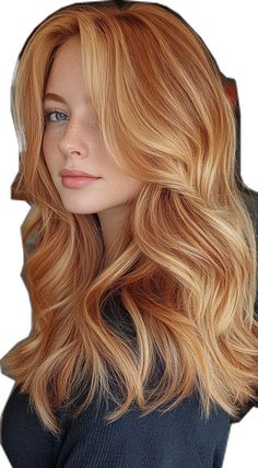 Top 30 Balayage Hair Color Ideas for 2024: Gorgeous Shades for a Chic Transformation Ginger Wedding, Trendy Balayage, Woman Picture, Red Hair With Blonde Highlights, Balayage Hair Color Ideas, Small Twist, Balayage Hair Color, Strawberry Blonde Hair Color