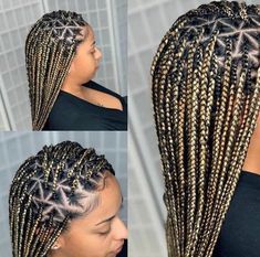 Knotless Braids Styles, Small Knotless, Triangle Braids, Colored Box Braids, Lace Braids, Braids Pictures, Braid Wig, Colored Braids, Braids Styles