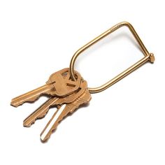 Craighill Wilson Keyring - Brass | Keychains & Carabiners | Huckberry Modern Keychain With Key Clip, Modern Keychain With Key Clip For Gift, Pocket Tool, Hot Nails, Men's Wardrobe, Key Fobs, Key Ring, Key Rings, Keychains