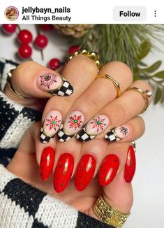 These Christmas nail designs are perfect for creating a festive look! From Christmas nail art to cute Christmas nails, this list has all the inspiration you need. Explore Christmas nails 2024 and elegant December nails that fit any style. Don’t miss these Christmas nail inspo ideas and December nail designs—they’re a must-try! Check out these xmas nails and Christmas gel nails now on the blog. Edgy Christmas, November Nail Art, November Nail Designs, November Nail, Turkey Nails, Checkered Nails, November Nails, Sweater Nails