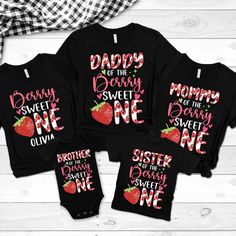 three baby onesuits with the words daddy and daughter on them, sitting next to each