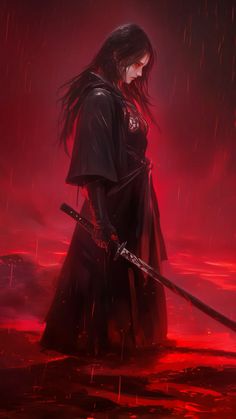 #character #warrior #melancholy Tired Warrior, Reverend Insanity, Warrior Concept Art, Super Powers Art, Wounded Warrior, Japanese Warrior, Female Fighter, Samurai Warrior, Concept Art Drawing