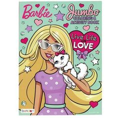 Barbie 80pg Coloring Book Barbie Coloring Book, The Dot Book, Barbie Books, Quiet Play, Barbie Coloring, Types Of Books, Barbie Party, Favorite Cartoon Character, Lazy Days