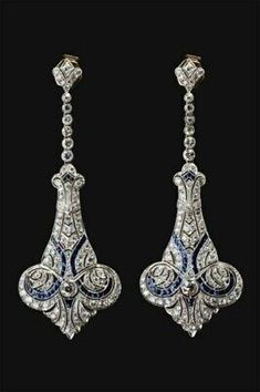 Lab Created Diamond Victorian Style Screw Back Fish Shape 925 Silver Earrings | eBay Victorian Style Earrings, Bijoux Art Deco, Late Art, Bijoux Art Nouveau, Art Nouveau Earring, Mode Tips, Art Nouveau Jewelry, Art Nouveau Style, Deco Jewelry