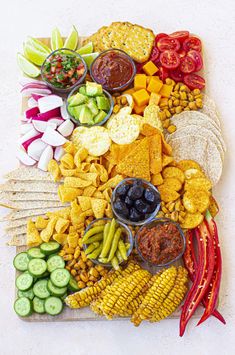 a platter filled with different types of food