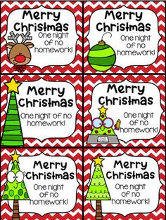 christmas themed classroom name tags for students