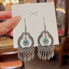 Material: Alloy Color: CS0124 Fashion Element: Dreamcatcher Style: Bohemian Watch Necklace, Bohemian Style, Dream Catcher, Bags Women, Women's Earrings, Clothes For Women, Color, Design