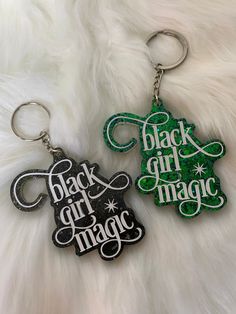 These are super cute Black Girl Magic Keychains that you can constantly have around you to remind you of the magic that you possess.  These are resin keychains with white paint to help embellish the lettering in the keychain. The keychains will come on silver or gold hardware to match the color of the keychain. Lisa Young, Keychain Black, Resin Keychain, Custom Keychain, White Paint, Black Queen, 1st Christmas, Resin Diy, White Paints