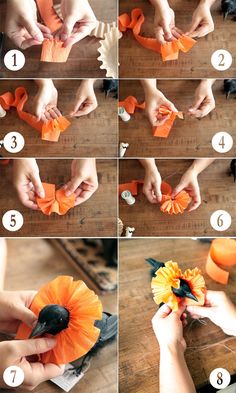 how to make an origami flower