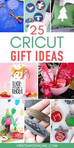 the 25 cricut gift ideas are perfect for anyone who wants to make one