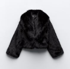 Fake Fur Coat, Plush Jacket, Winter Crops, Faux Fur Cropped Jacket, Womens Faux Fur Coat, Women Coats, Loose Long Sleeve, Coat For Women, Fake Fur