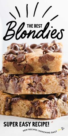 the best blondies super easy recipe