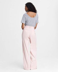 Ideal pants for hot weather. Done in a slubbed linen, these menswear-inspired, leg lengthening trousers are cut high at the waist and long. Pleats at the waistline leave plenty of room to move. rag & bone Women's Relaxed Fit Pants | Mulberry Spritz, 00 Business Casual High Waist Linen Wide Leg Pants, High Waist Linen Wide Leg Pants For Business Casual, Spring Wide Leg Linen Dress Pants, Linen Wide Leg Dress Pants For Spring, Spring Linen Wide Leg Dress Pants, High-waisted Linen Pants For Business Casual, High-waisted Linen Pants, Relaxed Fit Pants, Relax Pants