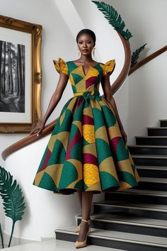 Classy Flare Dress, Lobola Outfits, Sepedi Traditional Dresses, African Formal Dress, South African Traditional Dresses, African Traditional Wear, African Attire Dresses, Shweshwe Dresses