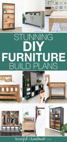 the ultimate diy furniture build plans that are easy to make and great for any room in your home