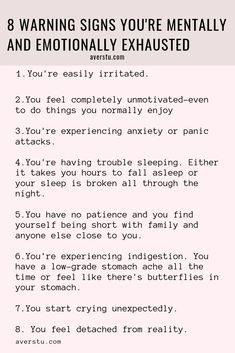 Emotional Exhaustion, Robert Kiyosaki, Mental And Emotional Health, Psychology Facts, Mental Health Matters, Self Care Activities, Health Matters, Health Quotes, Coping Skills