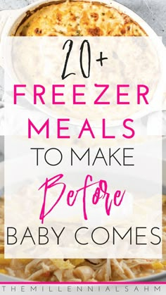 freezer meals to make before baby comes