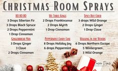 December Diffuser Blends Doterra, Holiday Joy Doterra, Doterra Christmas, Holiday Peace Doterra, Christmas Room Spray, Room Spray Recipe, Diy Room Spray, Christmas Cleaning