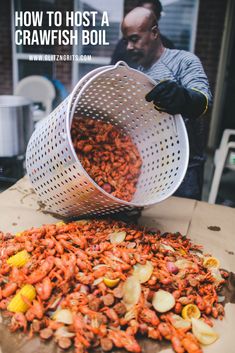 how to host a crawfish boil