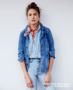 Women's Denim : Skinny, Straight, & Slim Jeans | Madewell Canadian Tuxedo, Denim On Denim, All Jeans, Double Denim, Boyfriend Jean, Madewell Denim, Jean Grey