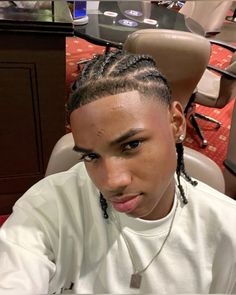 Male Haircuts Curly, Cool Ear Piercings, Super Rich Kids, Mens Braids Hairstyles, Mens Braids, Black Hair Care